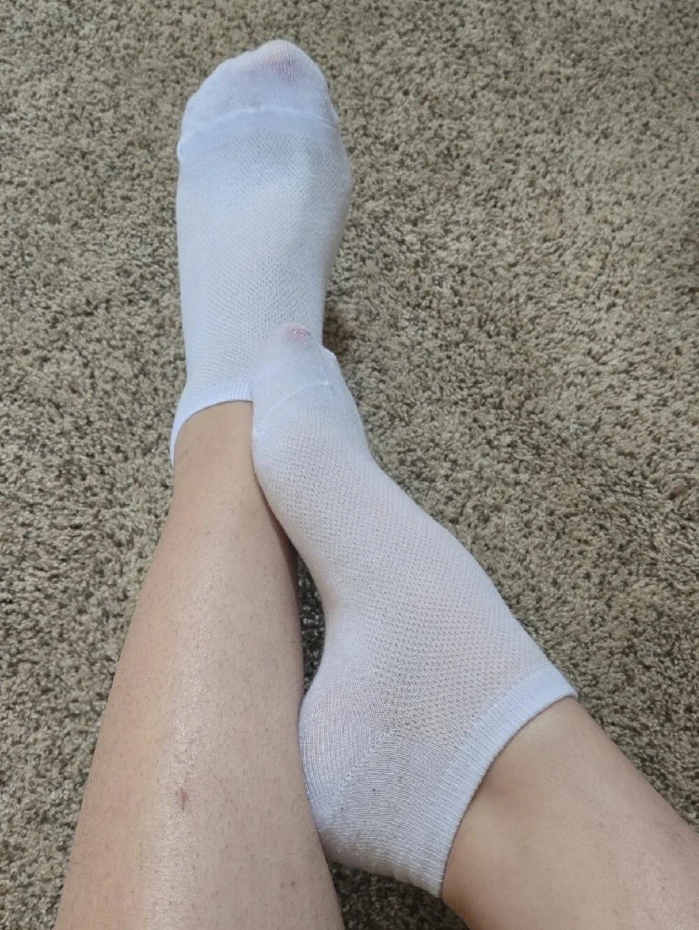 Classic White No-Show Women's Ankle Socks